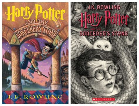 Let the Debate Begin: A Side-by-Side Look at "Sorcerer's Stone" Covers | School Library Journal