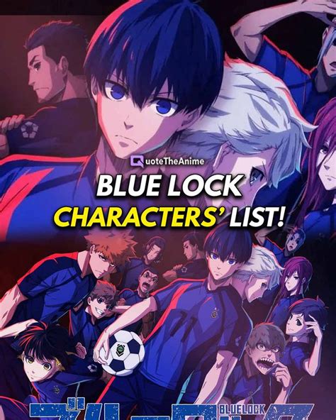 Blue Lock Manga Characters - A Complete List