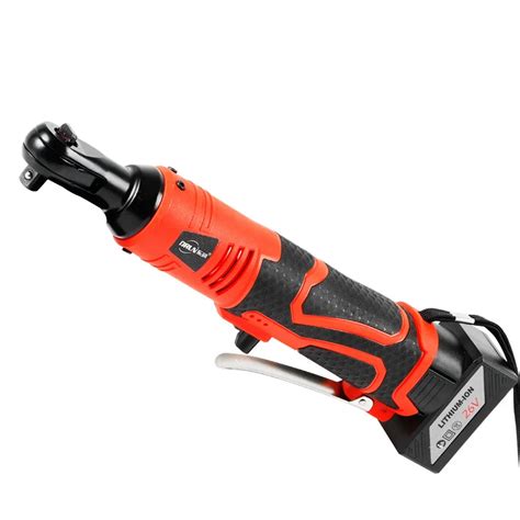 12V 26V Electric Cordless Ratchet Impact Wrench with Lithium Rechargeable Battery Portable ...