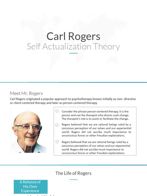 Carl Rogers Self-Actualization Theory Person-Centered Theory | PDF | Psychotherapy | Self ...