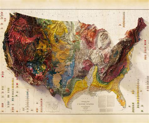 The Geologic Map Of The Usa: A Comprehensive Guide - World Map Colored ...