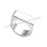 Men's Photo Engraved Ring Wholesale Jewelry
