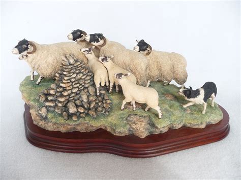 border fine arts sheep figurines - simplevillagegirlwallpaperhd