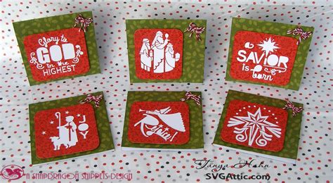 SVG Attic Blog: Christmas Note Cards