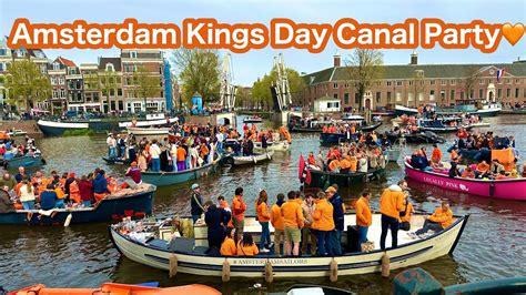 How Amsterdam Celebrated Kings Day on Amstel and the Canals 2023 || Amsterdam Koningsdag🧡🧡🧡🇳🇱 ...