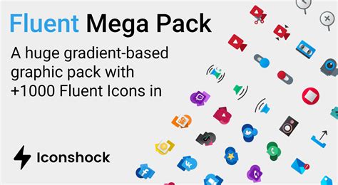 Fluent Mega Pack - A huge gradient-based graphic pack