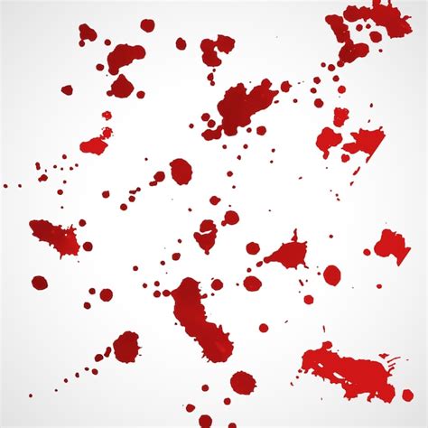 Free Vector | Red ink stains