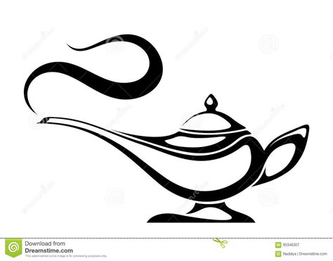 Pin by Alaa Aboliel on alaa | Genie lamp, Clipart black and white, Magic lamp