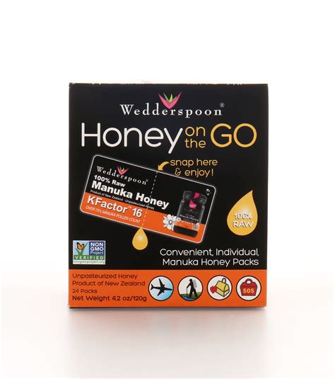 Honey On The Go - Manuka Honey KFactor 16 Travel Packs | NOSH.com