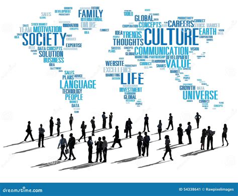 Culture Community Ideology Society Principle Concept Stock Photo ...