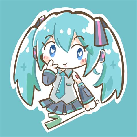 [Fan Art] Chibi Miku. Drawn by me : r/hatsune