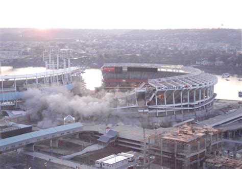 Cinergy Field (formerly Riverfront Stadium) Implosion - Projects - O'Rourke