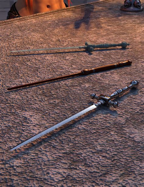 Mage Weapons | Daz 3D