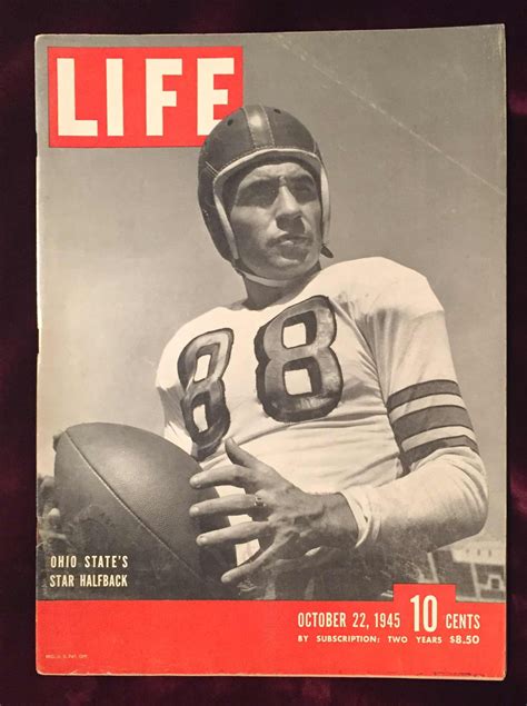 LIFE Magazine October 22, 1945 Ohio State Football Star - Etsy | Life ...