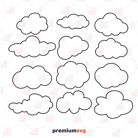 Cloud Clipart Outline