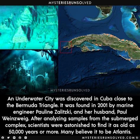 Underwater City Of Cuba Is This The Lost City Of Atlantis? | Cool science facts, Ancient history ...