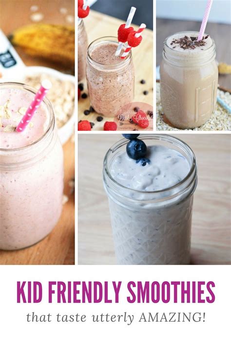 Got a Kid that Won't Eat Fruit? These Kid Smoothie Recipes Will Fix That! | Smoothies for kids ...