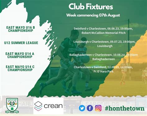 Charlestown GAA Club Fixtures - Charlestown