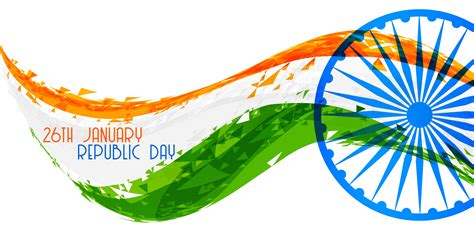 abstract indian republic day flag banner design - Download Free Vector ...