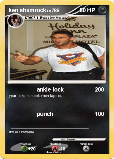 Pokémon ken shamrock - ankle lock - My Pokemon Card