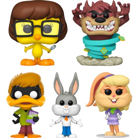 Looney Tunes x Scooby Doo | Warner Bros. 100th Anniversary Pop! Vinyl Figure Bundle (Set of 5 ...