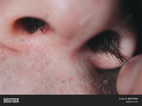 Nose Hair Men Close . Image & Photo (Free Trial) | Bigstock