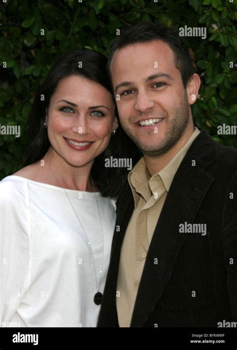 Rena Sofer and husband Sanford Bookstaver Pre-mother's day party at ...