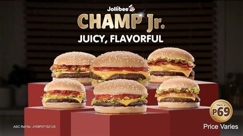 The different flavors of Jollibee Champ now available in more affordable Jr. sizes ...