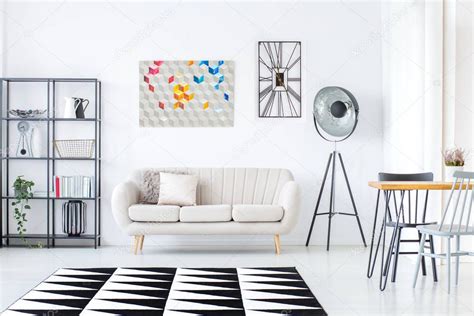 Geometric living room interior — Stock Photo © photographee.eu #179706424