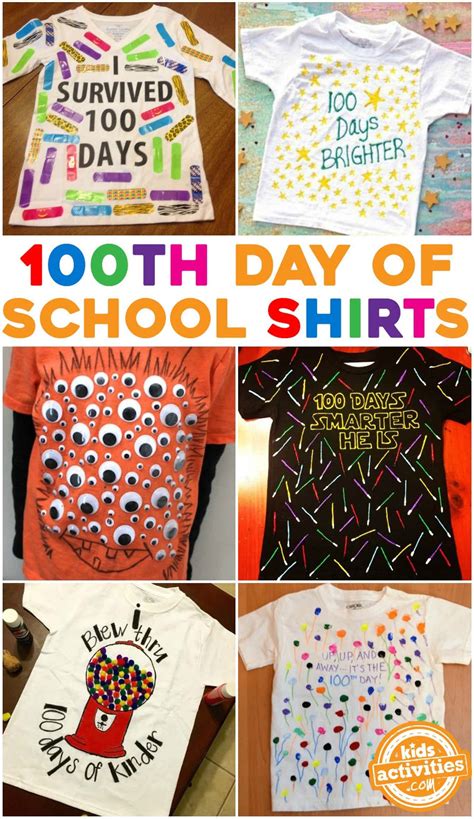 Super Easy 100th Day of School Shirt Ideas 2021 (yes 2021!)| Kids ...