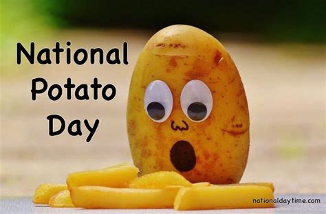 National Potato Day 2023 - Saturday, August 19 - Nationaldaytime.com