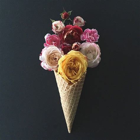 17 Best images about ice cream cone flowers on Pinterest | Still Life, Ice cream cones and Vase