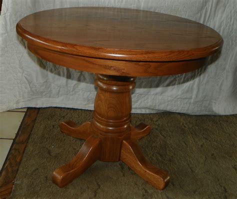 Solid Oak Round End Table / Side Table and 50 similar items