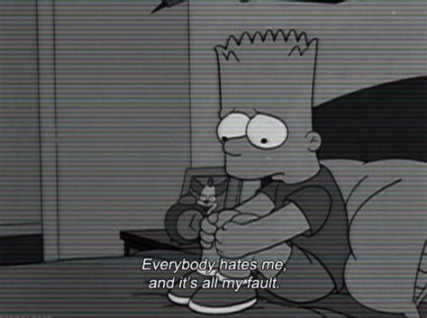 Love Aesthetic Sad Bart Simpson Wallpaper - Tivsblogroll