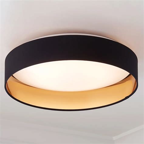 Modern Ringed Round LED Ceiling Light Fixture - Shades of Light