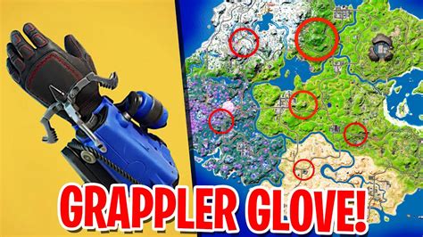 How To Get The GRAPPLE GLOVE In Fortnite! (ALL SPAWN LOCATIONS) - YouTube