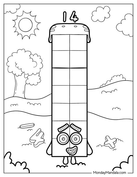 28 Numberblocks Coloring Pages (Free PDF Printables)