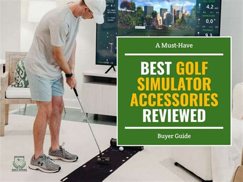 18 Best Golf Simulator Accessories Reviewed in 2024