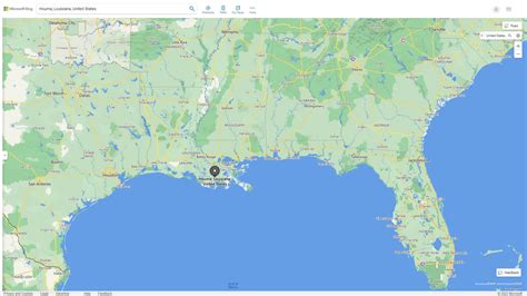 Houma, Louisiana Map