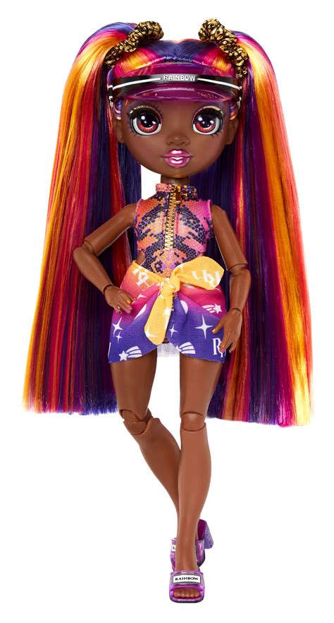 Buy Rainbow High Pacific Coast Phaedra Westward- Sunset (Purple) Fashion Doll with Pool ...