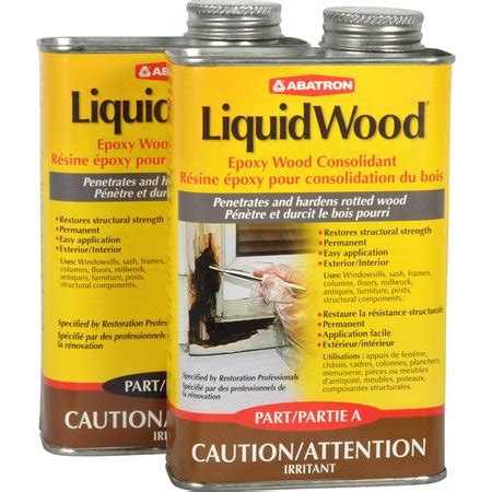 LiquidWood Epoxy Wood Consolidant - Abatron - Ardec - Finishing Products