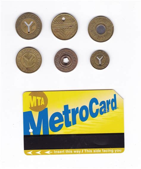 Complete Set of 6 NYC Subway Tokens NYCTA MTA New York City Transit ...