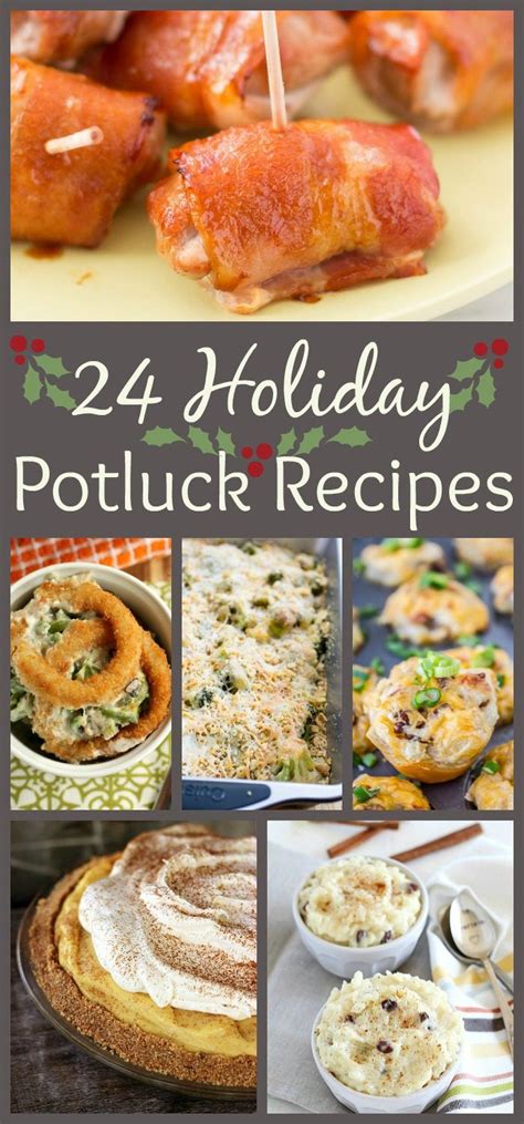 24 Holiday Potluck Recipes to Wow the Crowd! - The Weary Chef