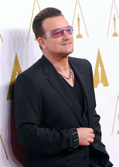 Bono from U2 at the Academy Awards Oscar Nominee Luncheon - February 10 ...