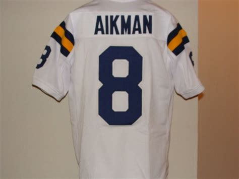 #8 TROY AIKMAN UCLA Bruins NCAA QB White Throwback Jersey | Lone Star Throwbacks