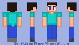 2d Steve for :Danvaris simple pack Minecraft Skin