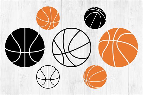 Basketball Clipart, Basketball SVG, Sports, Sports Balls By Twingenuity Graphics | TheHungryJPEG