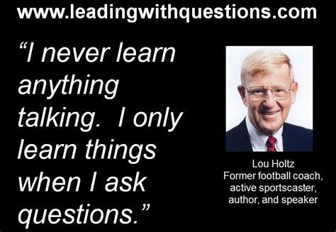 Lou Holtz Quotes On Leadership. QuotesGram