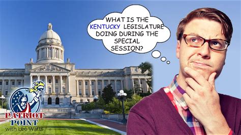 What is the KY Legislature doing during the special session - YouTube