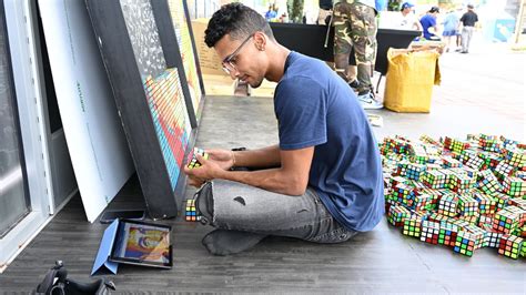 Dylan Sadiq, the 'College Cuber,' makes Rubik's cube art of 2022 US Open stars - Official Site ...